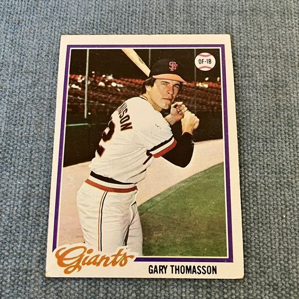 1978 Topps San Francisco Giants Baseball Card Trading Card